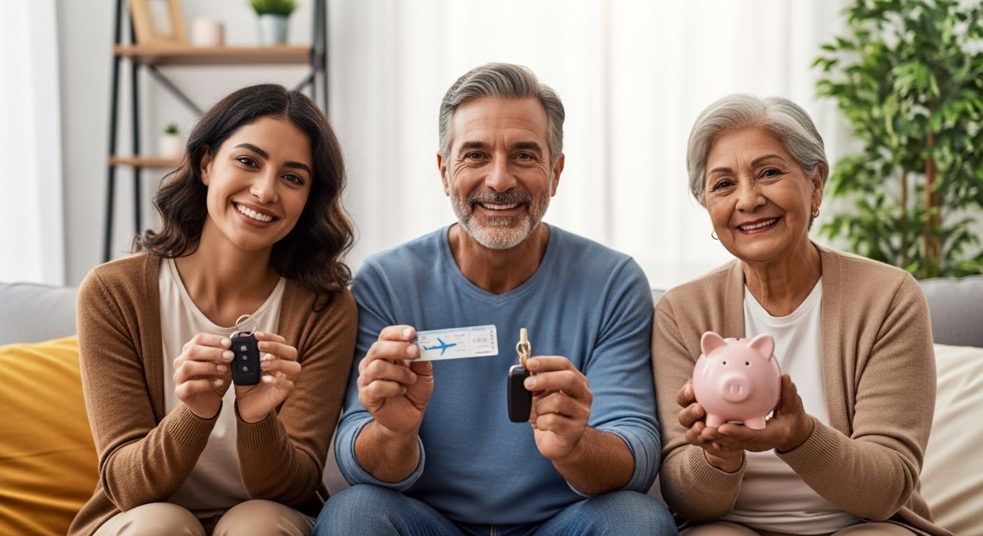 El ahorro constante transformó sus vidas y fortaleció su confianza financiera. Participantes del reto de 52 semanas celebrando sus logros financieros personales.