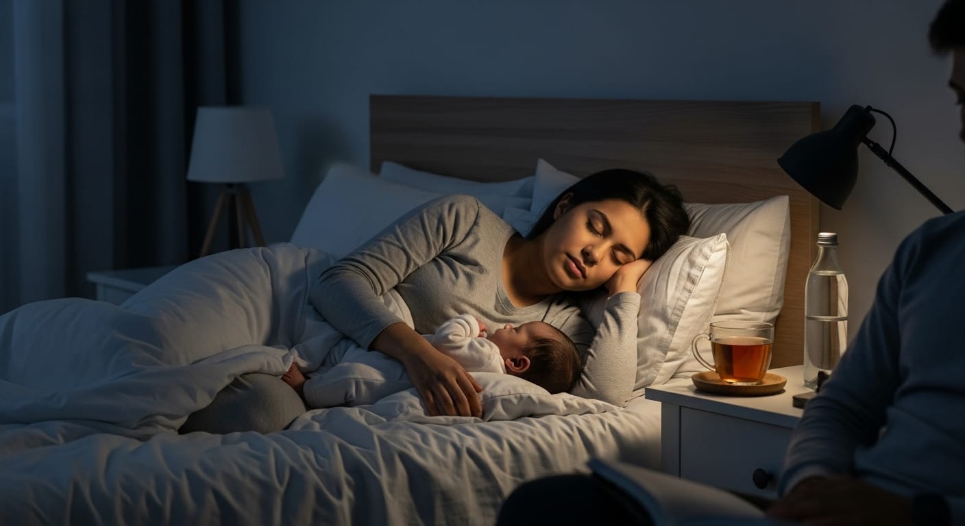 Descansar cuando el bebé duerme clave para madres primerizas.